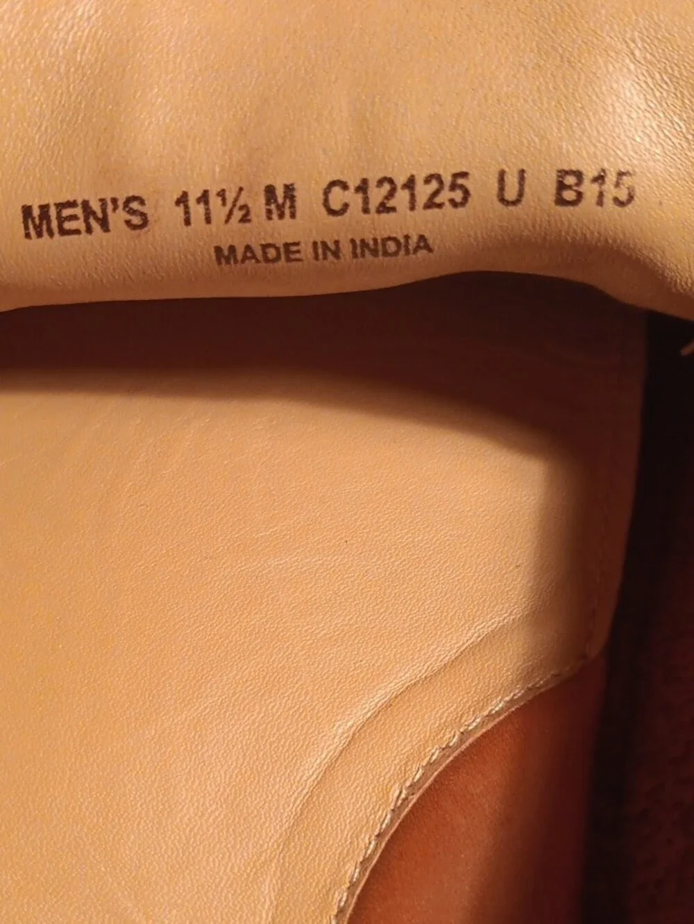 Cole Haan Men’s Tan Brown Leather Driving Shoes